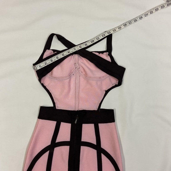 Bodycon Stretch Elasticity Bandage Backless cross ribbon, Sexy dress size XS - Picture 10 of 13